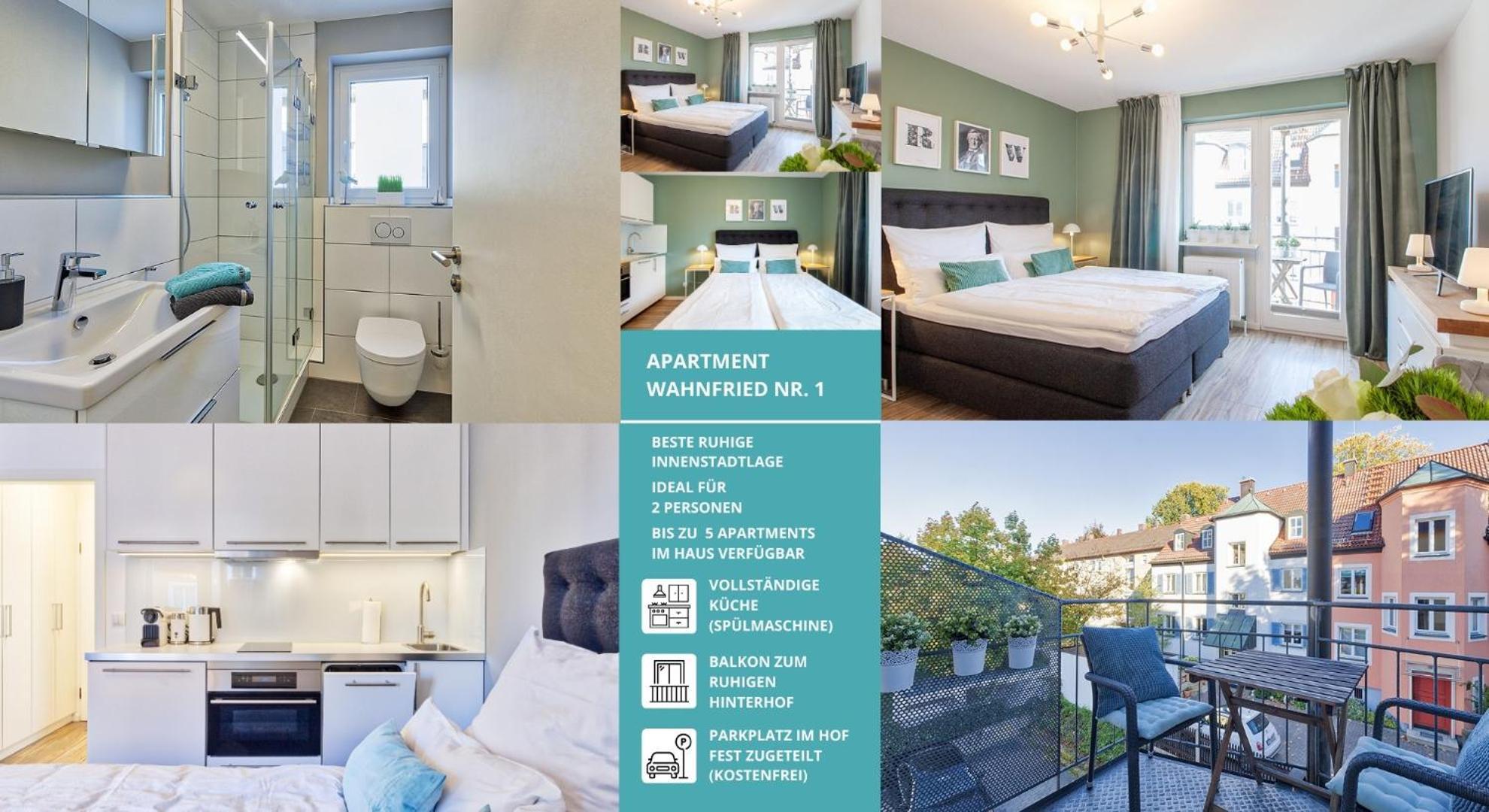 באיירוט Apt Wahnfried Nr1 - Cityapartment Mit Kueche, Duschbad, Balkon, Parkplatz - Zentral Aber Ruhig מראה חיצוני תמונה